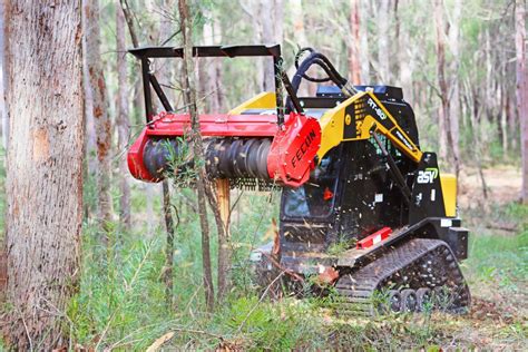 mini skid steer forestry mulcher